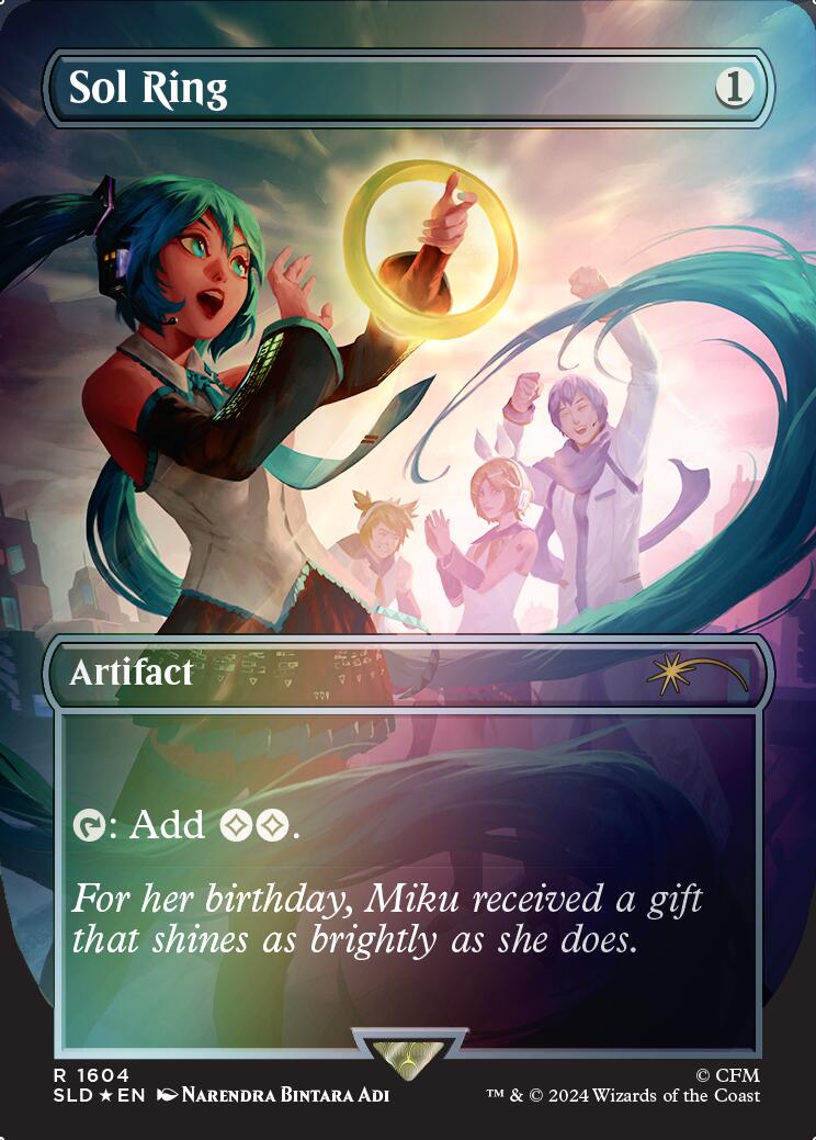 初音ミク MTG secret lair 春夏秋冬セット 英語語foil 初音ミク MTG secret