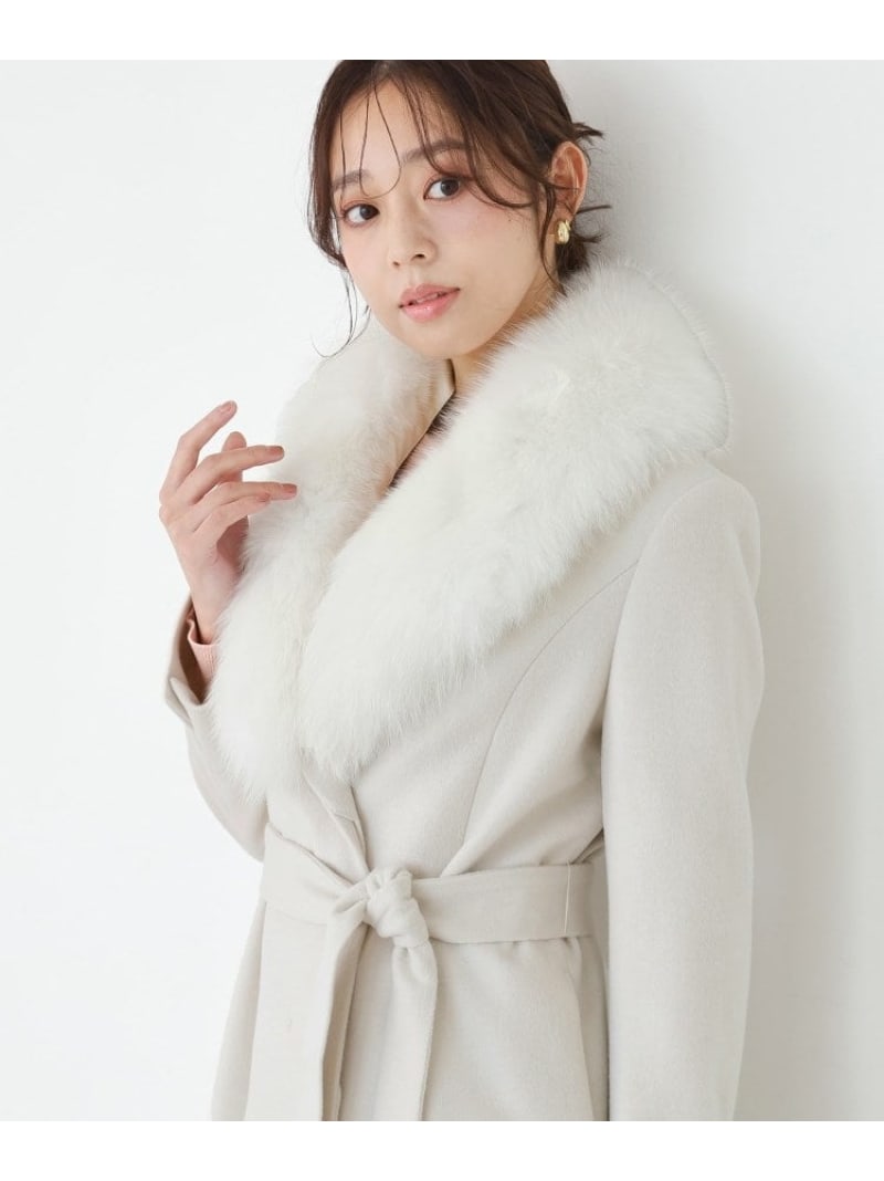 楽天市場】【SALE／15%OFF】【日本製/フォックスファー/カシミヤ混