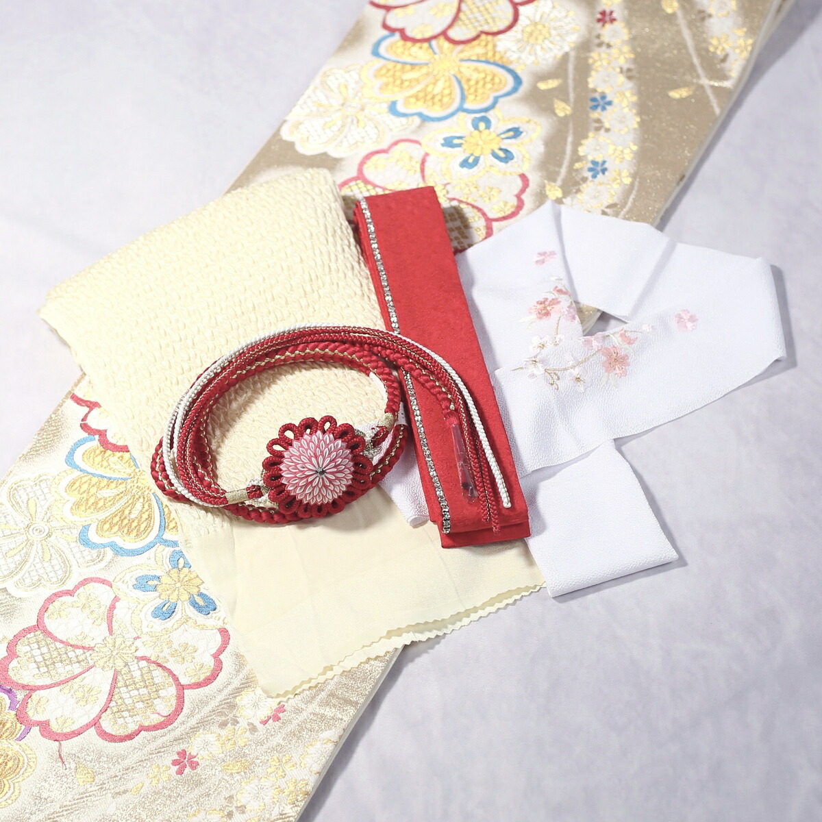 Chibami-u様 426.振袖7点セット 正絹 フルセット 成人式 Chibami-u様