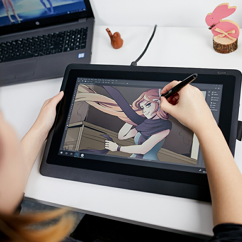 楽天市場】Wacom Cintiq 16 (DTK1660K0D) スタンド/フィルムセット