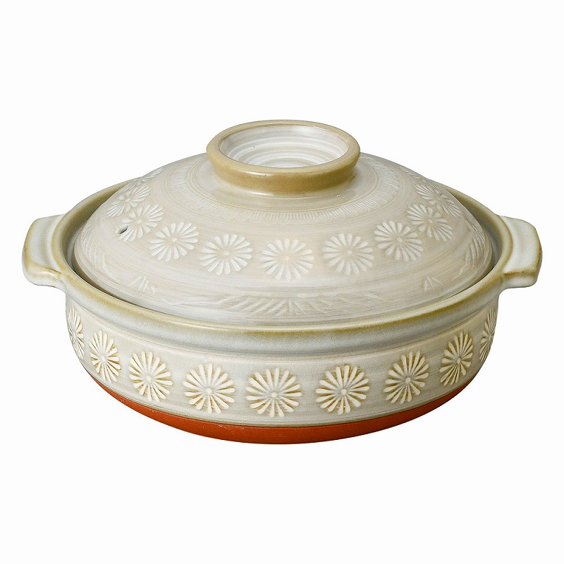 銀峯陶器 花三島 8号 IH対応 26081 (鍋) 価格比較 - 価格.com