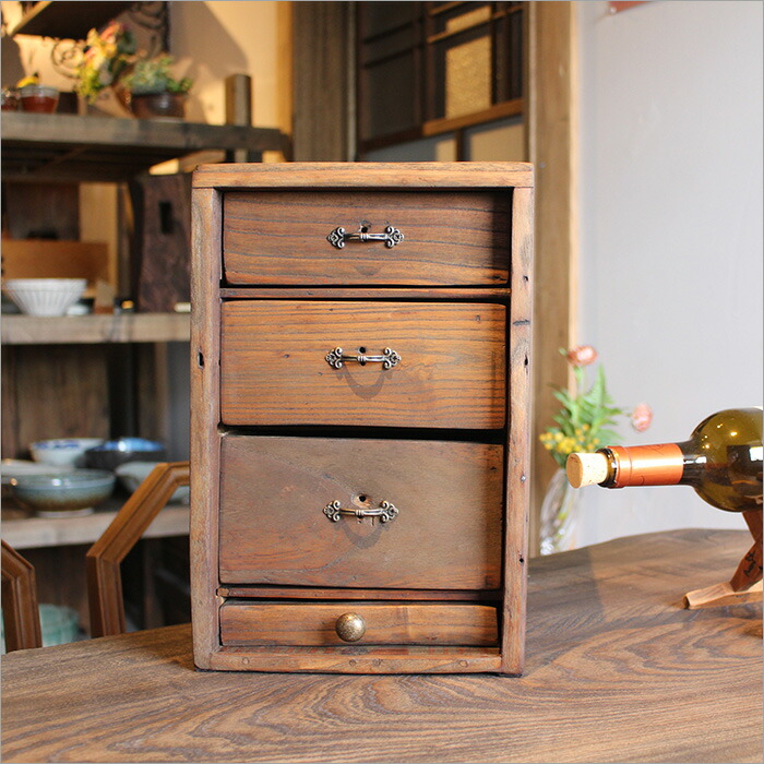 楽天市場】昭和レトロ アンティーク 小物入れ 印箱 筆箱 文箱 木 木箱