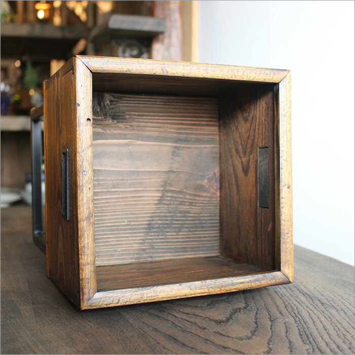 楽天市場】手あぶり箱 火鉢 木箱 アンティーク 花台 木製 プランター