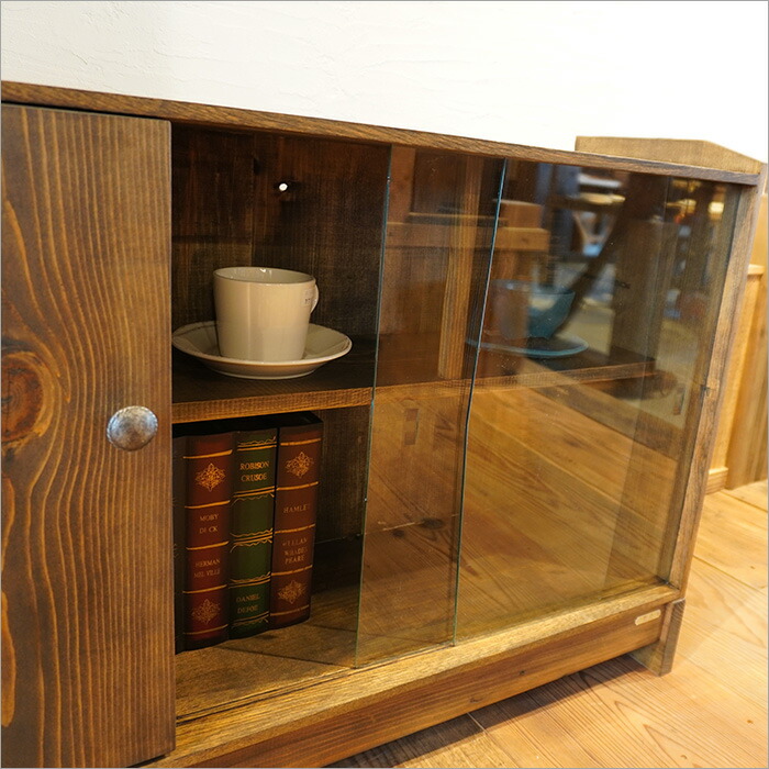 楽天市場】アンティーク キャビネット ガラスキャビネット 飾り棚