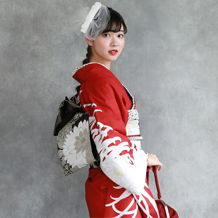 華やかな赤色の振袖フルセット 成人式 楽天市場】【11/20 20:00〜11/27