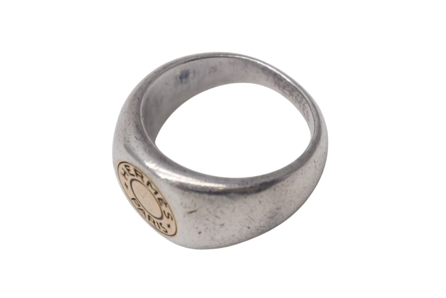 楽天市場】HERMES エルメス セリエ リング コンビ 指輪 シルバー925