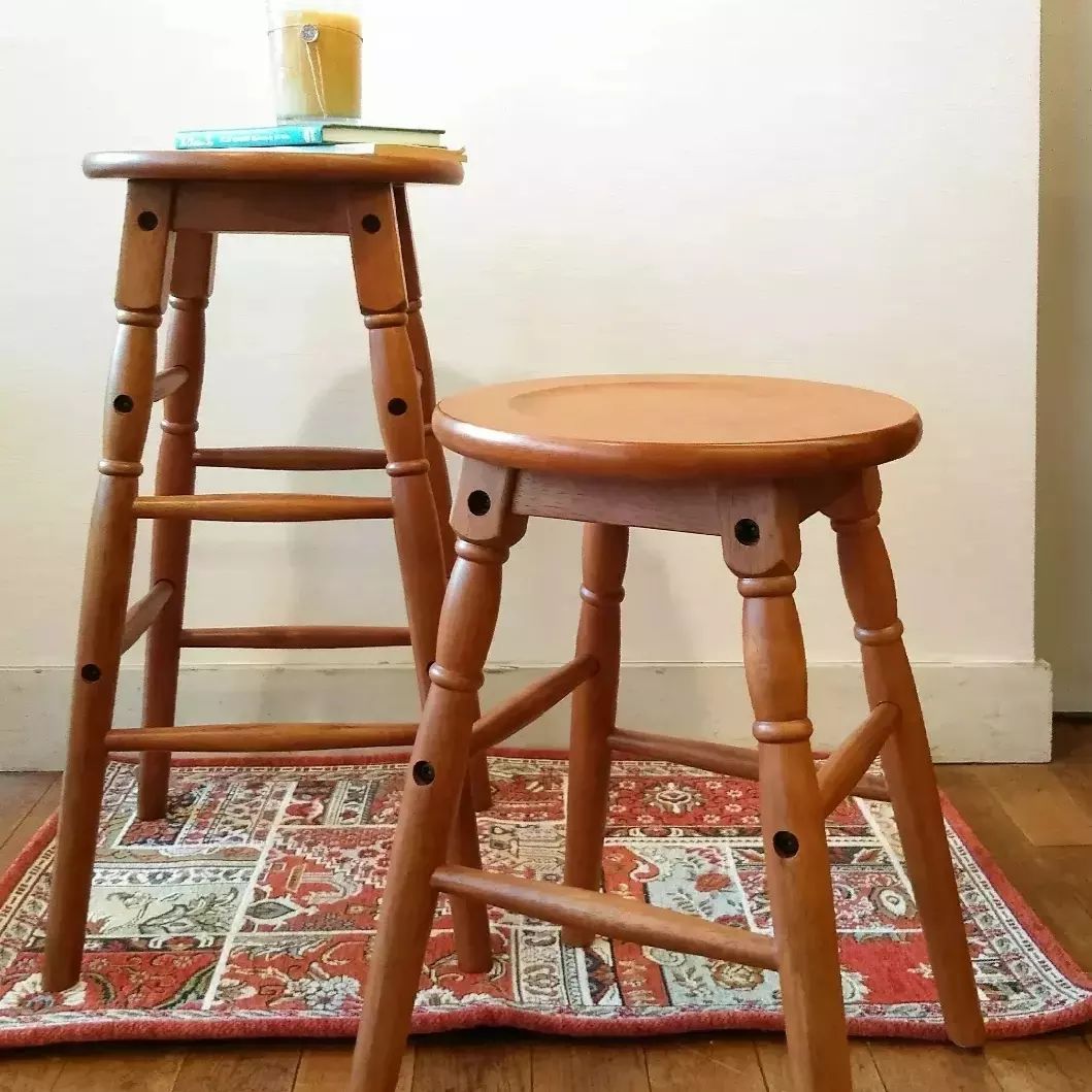 楽天市場】オマージュスツール ハイ 60cm【組み立て 簡単 天然木