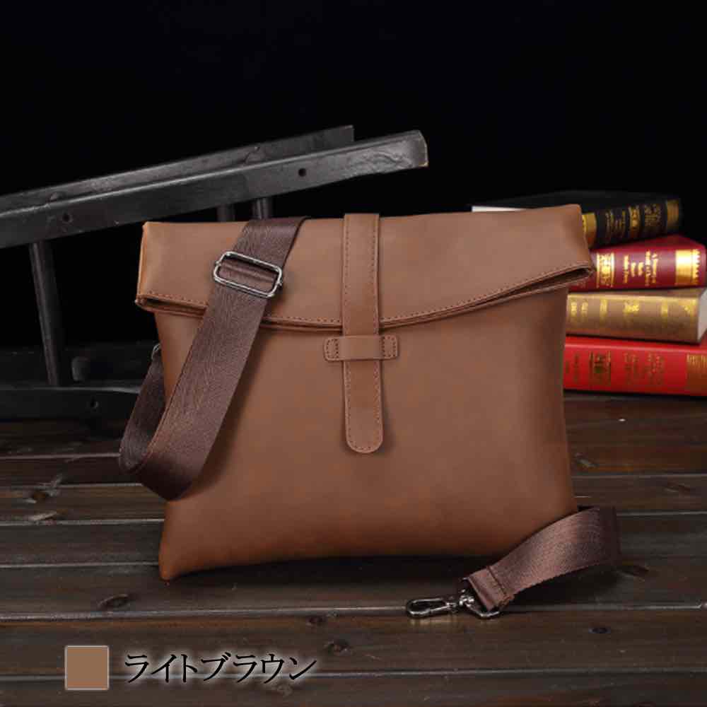 楽天市場】ショルダーバッグ メンズ フェイクレザーショルダーバッグ