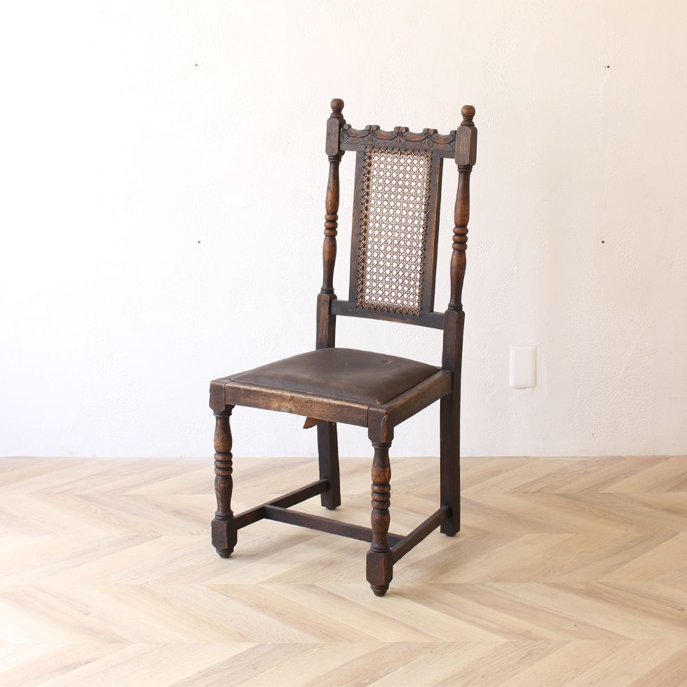 イギリス アンティーク 家具 ダイニングチェア 椅子 イス 英国 4930d