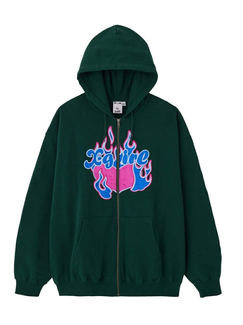 楽天市場】【SALE／30%OFF】SWEAT ZIP UP HOODIE パーカー X-girl X