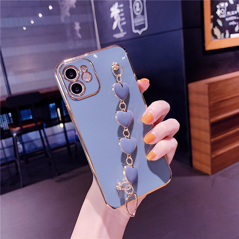 iPhone15 128GB ブルー SIMフリー 箱付 超美品 ハートケース iPhone15