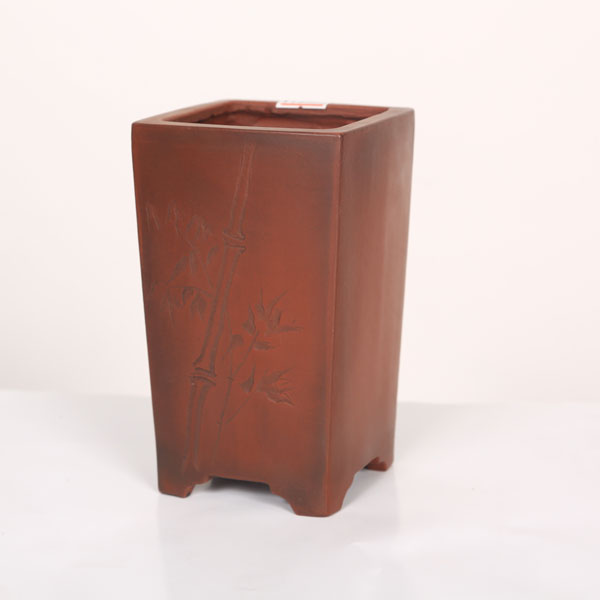 美芸　常滑　盆栽鉢　長方形　彫入り 盆栽鉢紹介！常滑作家 平田美芸鉢 Tokoname Bigei Bonsaipot - YouTube