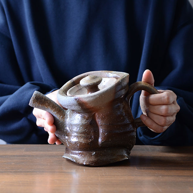 楽天市場】備前焼TEA POT（CR-001） 作家「クリストファーレイヴェン