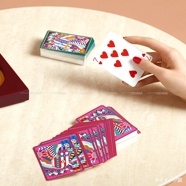 エルメス犬イラストのトランプセット エルメス犬イラストのトランプ