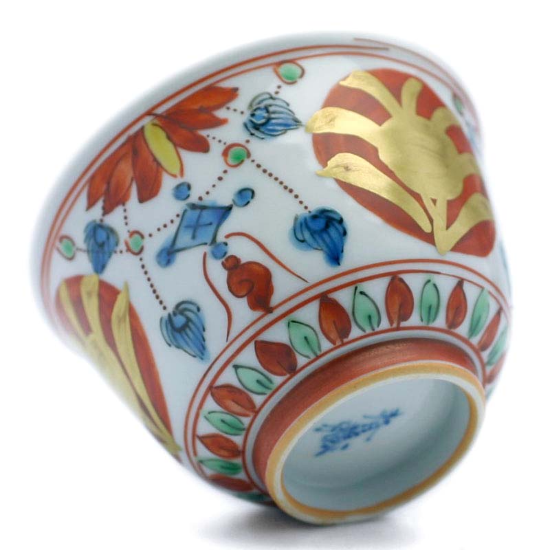 古九谷 九谷焼 なます皿 色絵 金襴手 宝の図 蔵出し 5客 古九谷