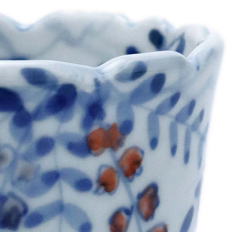 楽天市場】九谷焼：色絵染付藤文筒向付・正木春蔵《小鉢・9.0cm》 : 和