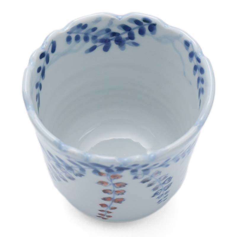 楽天市場】九谷焼：色絵染付藤文筒向付・正木春蔵《小鉢・9.0cm》 : 和