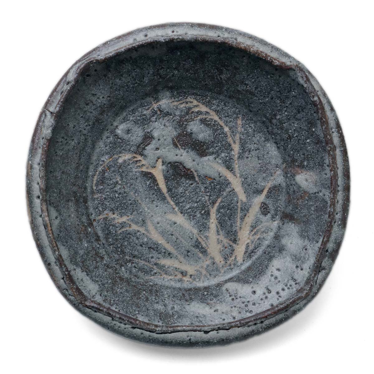 楽天市場】志野焼：鼠志野芦文四方向付・瀧川恵美子《小鉢・15.5cm