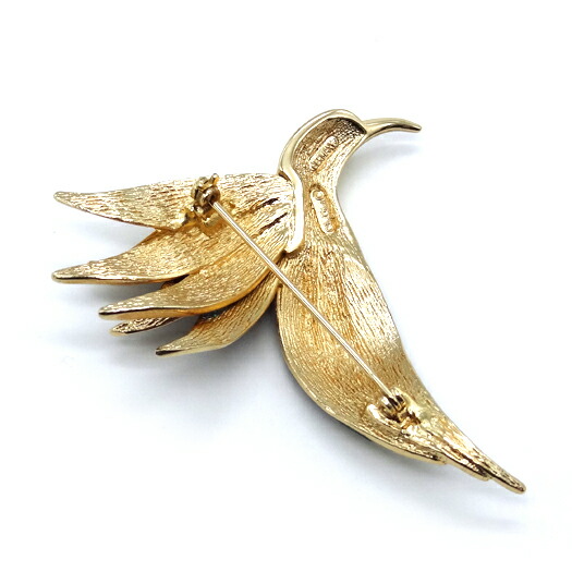 クリスチャン ディオール ヴィンテージ ゴールデン メタル ファン