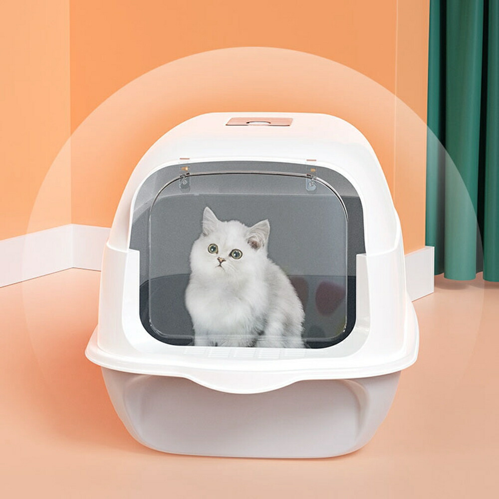 楽天市場】【20%OFFクーポン】猫トイレ ドーム型 猫用トイレ本体 ドア