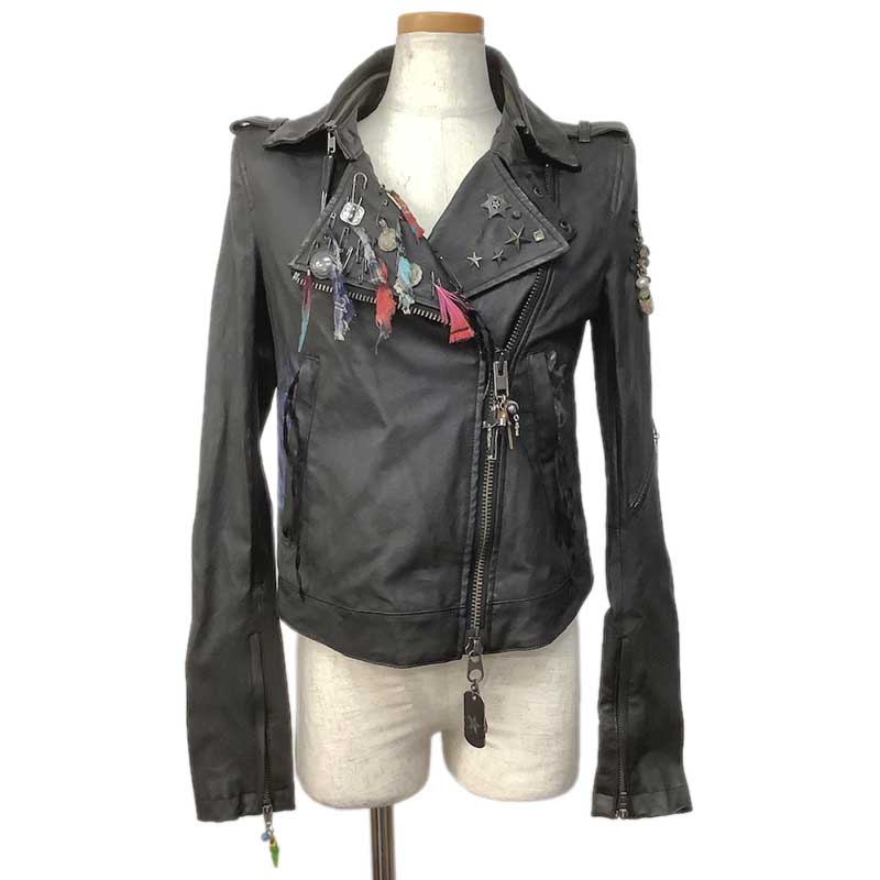 LGB レザーライダース ジャケット メンズ1 黒 ブラック ルグランブルー