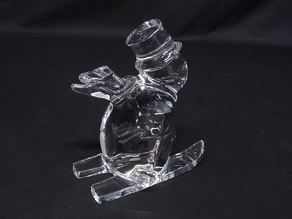楽天市場】□新品同様□ Baccarat バカラ クリスタルガラス スノーマン