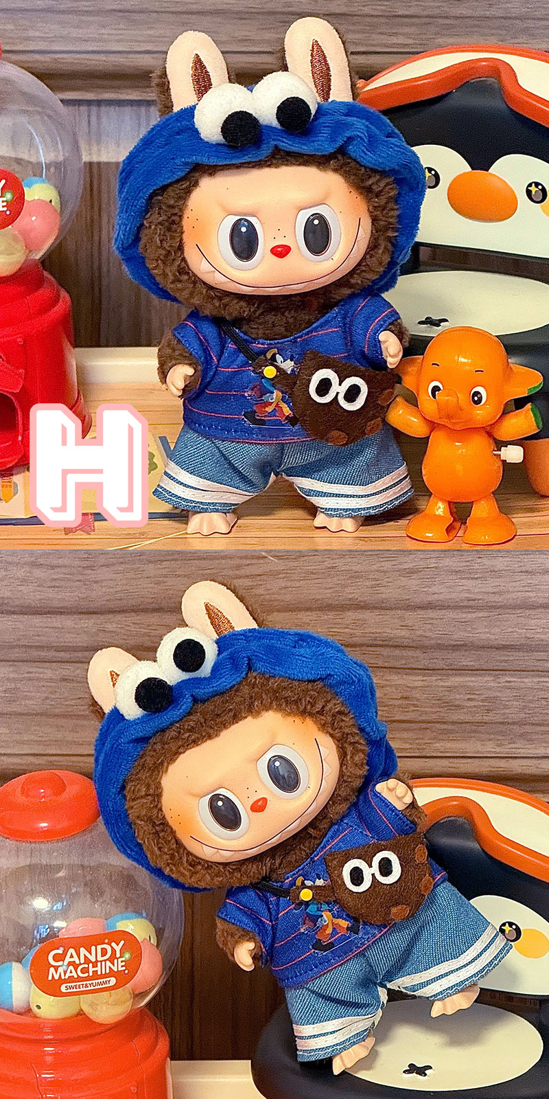 楽天市場】【 2着 /4着 セット】ぬいぐるみ用服 LABUBU ラブブ 17cm