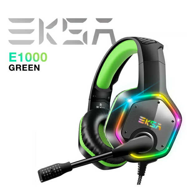 楽天市場】EKSA E1000 ゲーミング ヘッドフォン ヘッドセット ゲーム