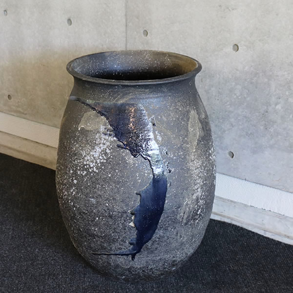 楽天市場】大壷 信楽焼 つぼ 大ツボ 陶器 つぼ 花瓶 しがらき焼き