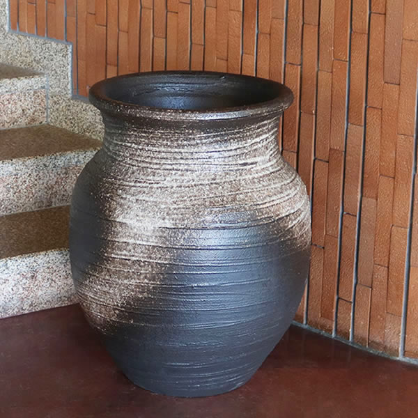 楽天市場】大壷 信楽焼 つぼ 大ツボ 陶器 つぼ 花瓶 しがらき焼き