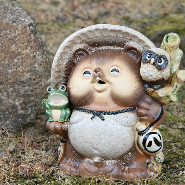 楽天市場】信楽焼 たぬき 送料無料 タヌキ 陶器タヌキ たぬき置物 や