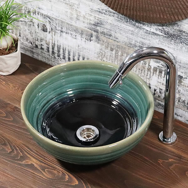 楽天市場】【今だけ限定10%OFFクーポン配布中】手洗い鉢 陶器洗面