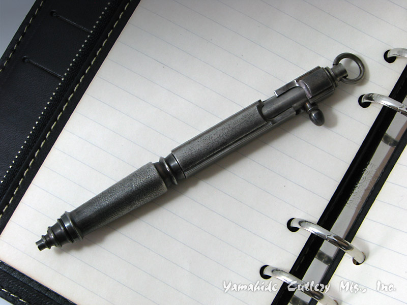 楽天市場】中山 英俊 作 ボルトアクション ボールペン ステン 黒染