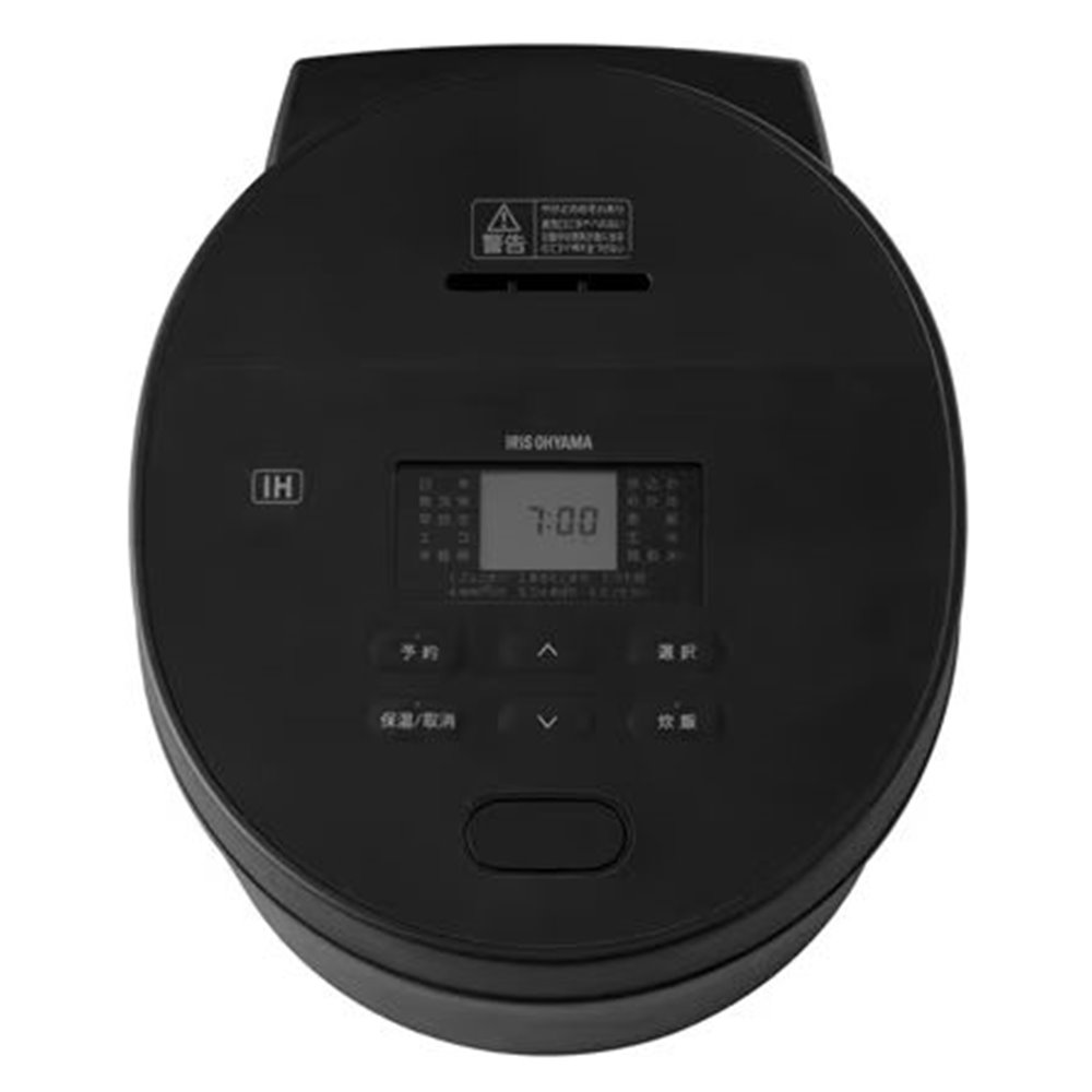 楽天市場】アイリスオーヤマ IHジャー炊飯器 5.5合 ブラック [家電