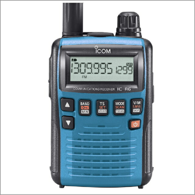 ICOM 広帯域受信機 IC-R6 航空無線 ＆ SRH103アンテナセット IC-R6