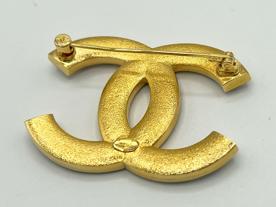 楽天市場】CHANEL シャネル ブローチ ピン CCマーク スター ラメ