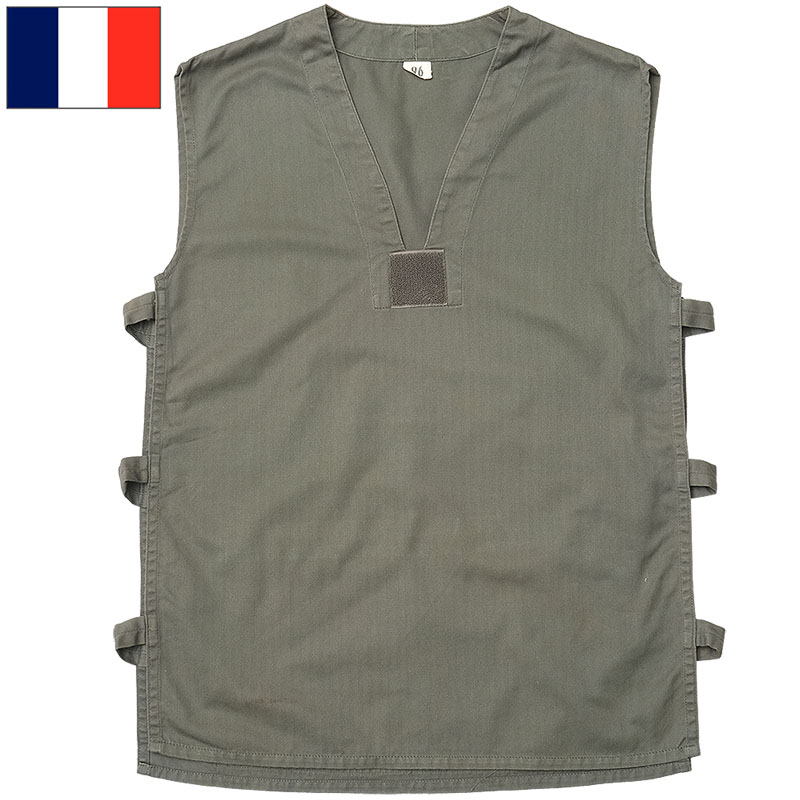 楽天市場】メール便可 フランス軍 GAOベスト オリーブ HBT USED
