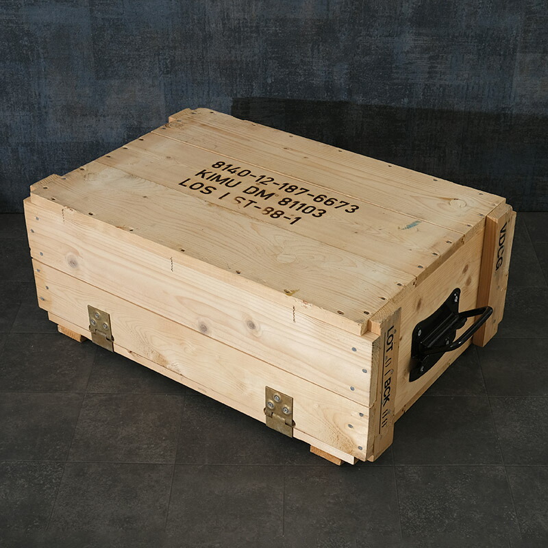 楽天市場】ドイツ軍 スモークグレネード ウッドボックス 62x41x25cm