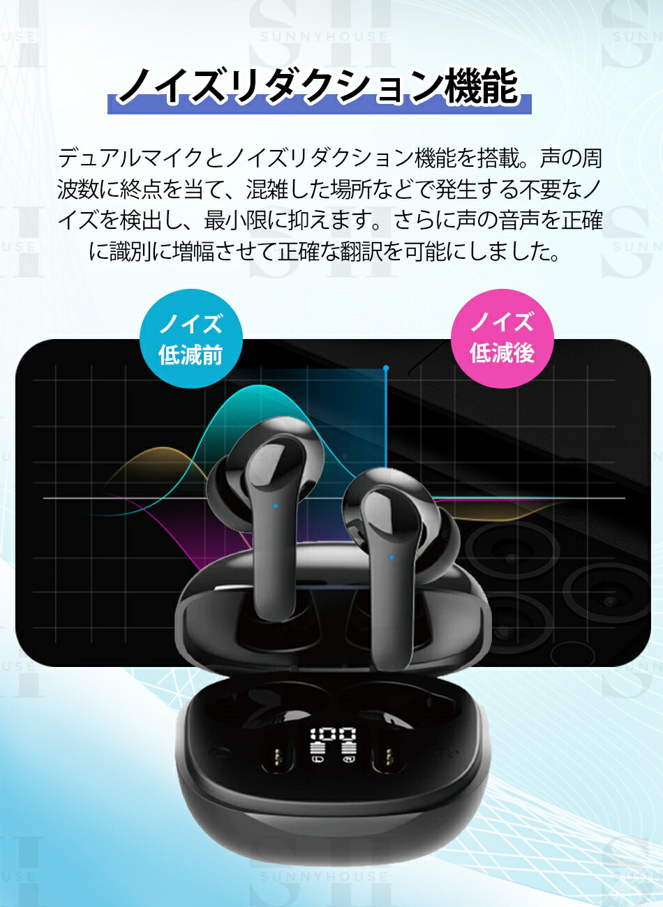 楽天市場】【即納×1-2営業日発送】2025最新 イヤホン翻訳機 双方向同時