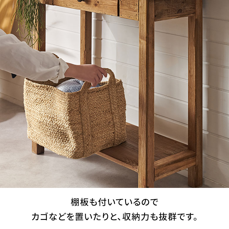 アンティーク】昭和レトロ 木製 電話台 コンソールテーブル 飾り棚