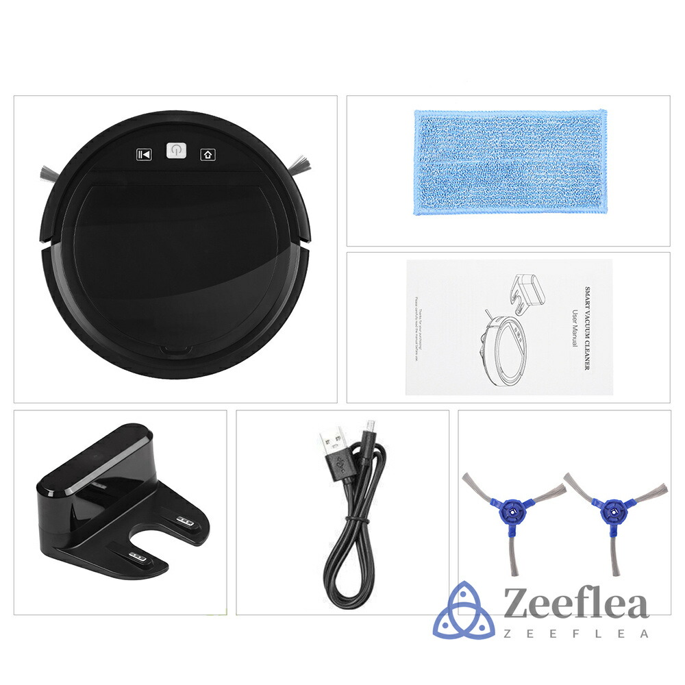 楽天市場】【楽天1位】ロボット掃除機 3000Pa 強力吸引 水拭き 2in1 高