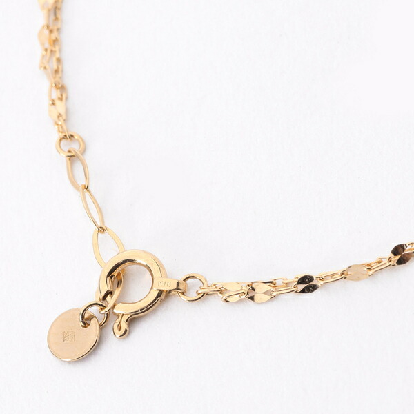 楽天市場】K18イエローゴールド ダイヤモンド 2連ブレスレット