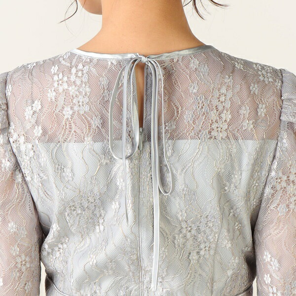 楽天市場】《お呼ばれドレス》サイドチュールレースドレス