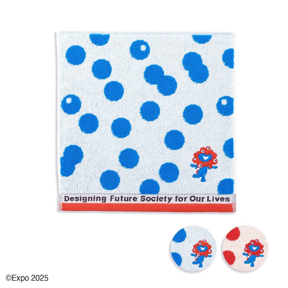 楽天市場】ミャクミャク ミャクミャクドット タオルハンカチ／2025大阪