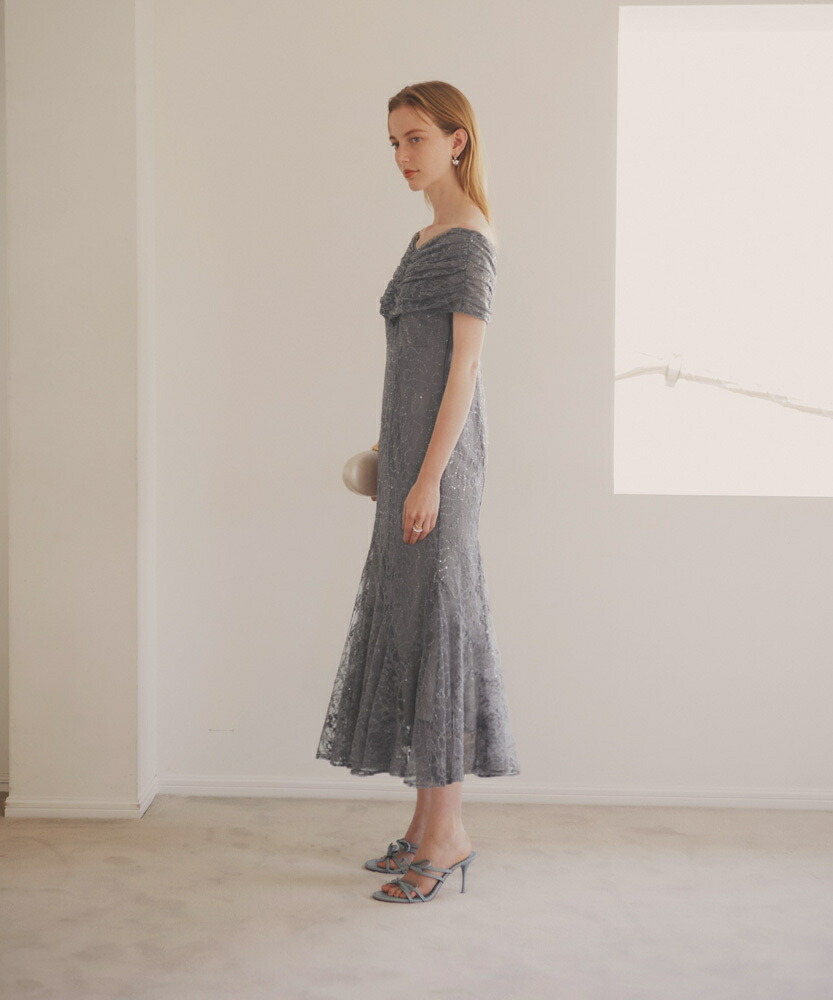 楽天市場】LEJA-2WAYレース花柄オフショルダースパンコールマーメイド