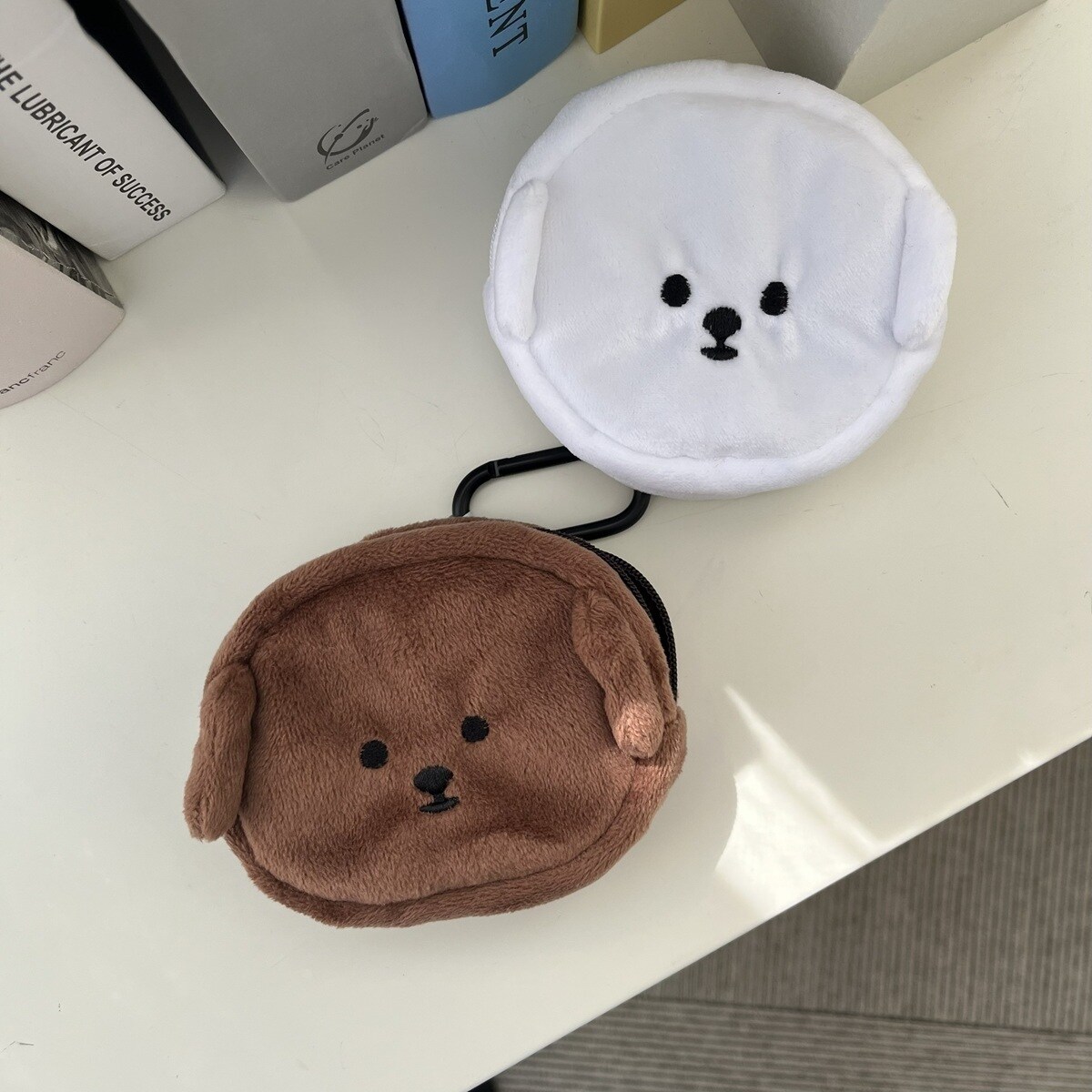 楽天市場】ビション フリーゼ ポーチ カラビナ付き ミルアンドモイ