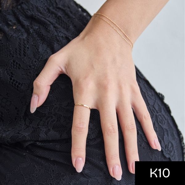 18金jupiter ジュピターゴールドリングK18 0.05