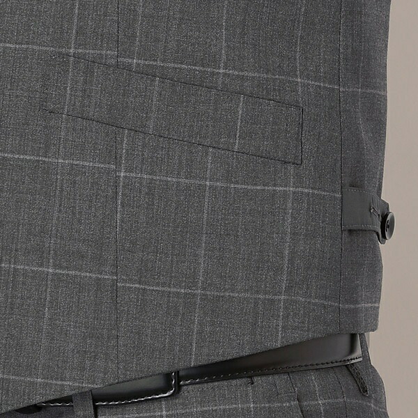 楽天市場】【セレモニー対応可】2釦スリーピーススーツ グレー ジレ