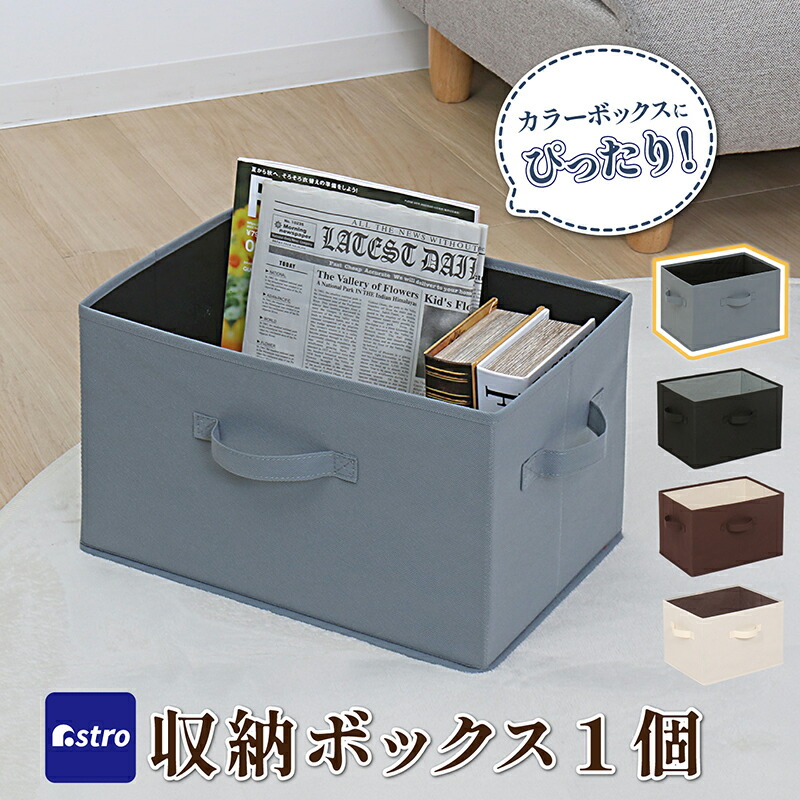 楽天市場】【店内最大20%OFFクーポン】収納ボックス 不織布製 1個