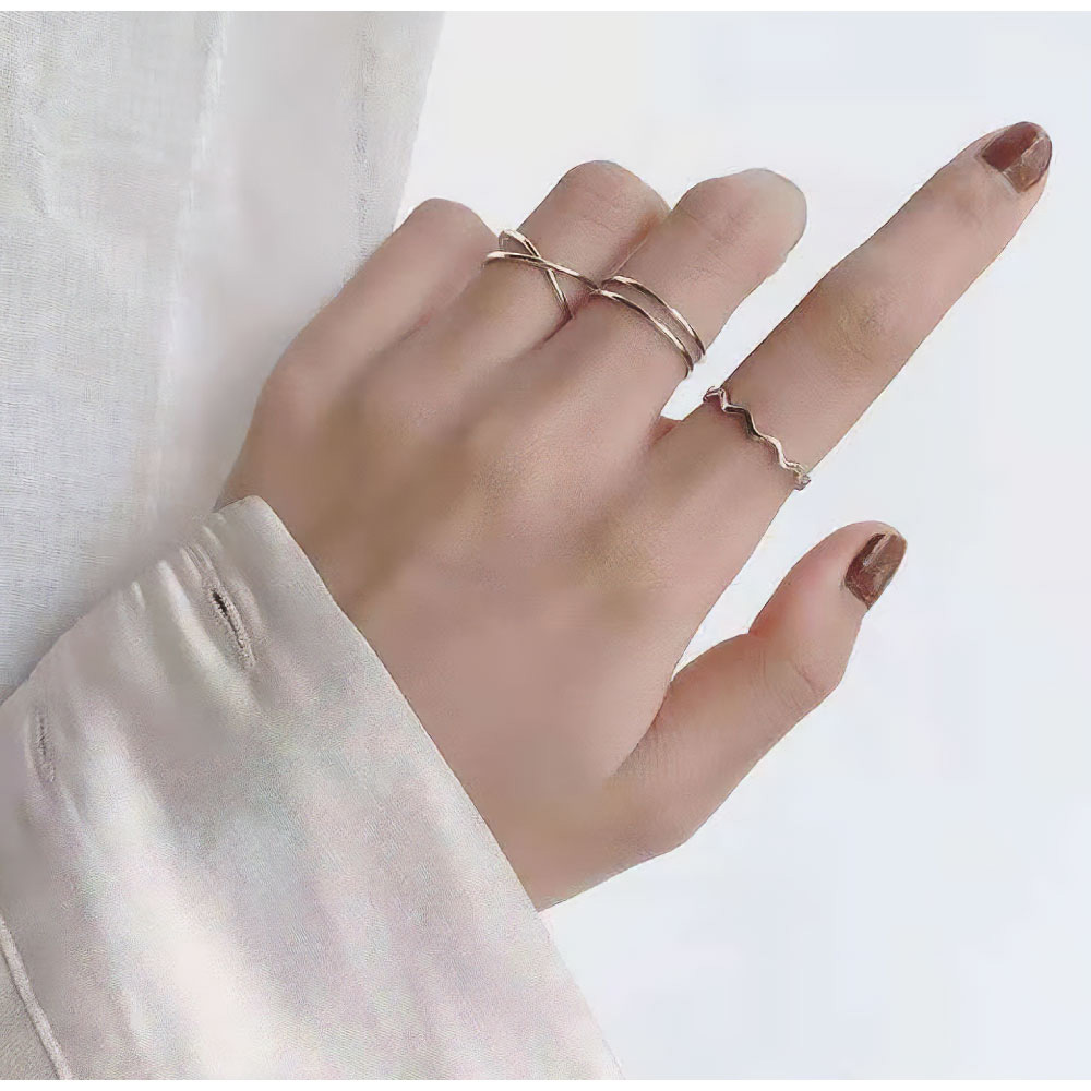 楽天市場】シルバーリング 3種セット 指輪 レディース silver 925